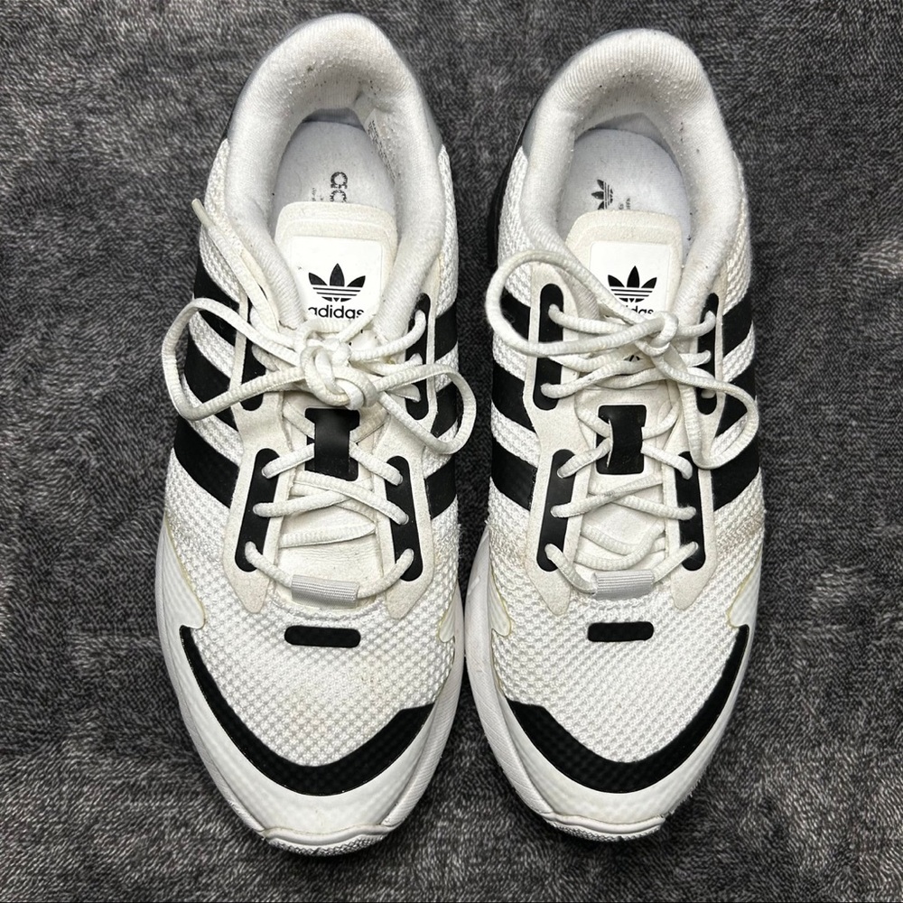 Adidas ZX 1K Boost Sneakers White/Black FX6510 - Youth Size 6